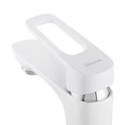 Змішувач для умивальника Mixxus Nevada 001 Nut white MI5798 Білий матовий - мініатюра 2