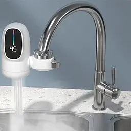 Водонагрівач WATER HEATER ZSW-D03 • Електрична насадка на кран з проточним водонагрівачем і LCD дисплеєм - мініатюра 6