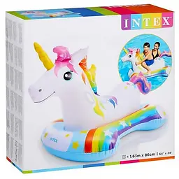 Надувний Плотик Дитячий з Ручками Unicorn Intex - мініатюра 7