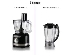 Кухонний комбайн Ariete Moderna Black (1782/02) - мініатюра 2