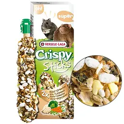 Ласощі колосок для гризунів Versele-Laga Crispy Sticks Rice&Vegetables Верселе-Лага Рис з овочами (2 шт) 110 г (620687)