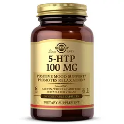 Амінокислота 5-HTP 100 mg, 90 вегакапсул Solgar fit0023422