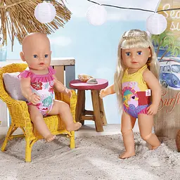 Одяг для ляльки Baby Born Святковий купальник S2 з качечкою (828281-1) - мініатюра 4