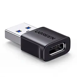 Перехідник UGREEN US701 USB-A - USB-C USB 3.2 Gen 2 чорний (55618)
