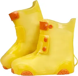Бахіли на взуття Kidigo дитячі ПВХ H003 XL 32-33 Yellow (17575)