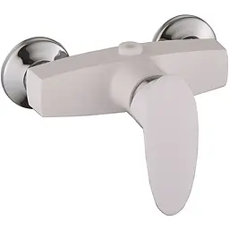 Змішувач для душу Plamix Cezar-003 white PM0733, Білий