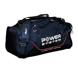 Спортивна сумка Power System PS-7010 Gym Bag Magna 65 л Blak/Red (7010BR-4) - мініатюра 2