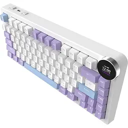 Клавіатура Ajazz AK820 V2 White Peach Switch Purple/White/Blue (AK820-V2-WP-PWB) [175695] - мініатюра 3