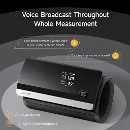 Бездротовий тонометр Yuwell YE630CR з Bluetooth, акумуляторний апарат для тиску + Додаток iOS/Android - мініатюра 3