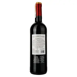 Вино Grands Vins de Gironde Chateau La Castillonne, червоне, сухе, 12%, 0,75 л - мініатюра 2