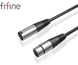 Микрофонный кабель XLR Male — XLR Female Fifine L-9 3м - мініатюра 3