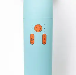 Фен-стайлер для волосся Super Hairdryer 1600 Вт 4 насадки, блакитний - мініатюра 6