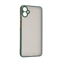 Чехол-накладка для Samsung Galaxy A05 (A055), Frosted Matte, зеленый, противоударный чехол с защитой всего корпуса, термополиуретан TPU + поликарбонат PC, ArmorStandart (ARM71796)