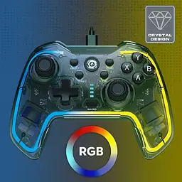 Геймпад Canyon Brighter GP-02 Wired Crystal (CND-GP02) - мініатюра 6