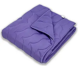 Ковдра зимова ArCloud Floral Lavander 140*205 у сумці + подушка з кантом ArCloud Floral Lavander 50*70 у сумці + постільна білизна LARA бязь полуторна модель на вибір - мініатюра 5