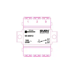 Перемикач Sven SE-60012 white (7100035) - мініатюра 4