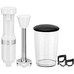 Блендер KitchenAid Classic 5KHBV53EWH занурювальний 0.7 л білий (00000023694) - мініатюра 2