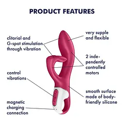 Вібратор-кролик Satisfyer Embrace Me 20.5 см бордовий - мініатюра 8