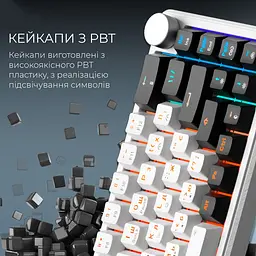 Клавіатура GamePro Asgard Valhalla MK210W Pro White [142212] - мініатюра 9