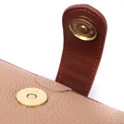 Стильний клатч з цікавою клямкою з натуральної шкіри Vintage 22423 бежевий