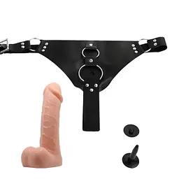 Страпон Baile Ultra Passionate Harness, 18 см - мініатюра 4