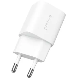 Мережевий зарядний пристрій Proove Silicone Power Plus 20W USB-C/USB-A White (WCSP2011002) [130278] - мініатюра 4