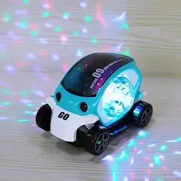 Машинка дитяча з LED підсвіткою та обертанням Toy AND CX-865 інтерактивна світлова іграшкова машинка для дітей з прозорим корпусом - мініатюра 4
