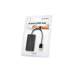 Концентратор Gembird USB 2.0 х 4 (UHB-U2P4-04) - мініатюра 2
