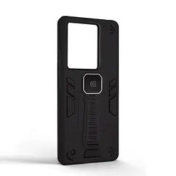 Чехол для Xiaomi Redmi Note 14S 4G, Proover, черный, с подставкой и магнитом, противоударный, ударопрочный, бронированный, панель-накладка, защита всего корпуса, термополиуретан (TPU) + поликарбонат (PC), ArmorStandart (ARM85797) - мініатюра 2