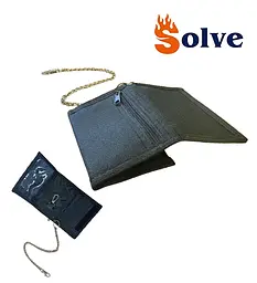 Гаманець з ланцюжком Solve портмоне black KT6000102 - мініатюра 2