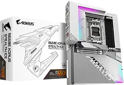 Mатеринська плата Gigabyte B650E Aorus Stealth Ice Socket AM5 (B650E A STEALTH ICE)