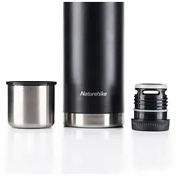 Туристичний термос Naturehike Q-9H NH19SJ010 (304 сталь) 1.0л (Чорний) - мініатюра 4