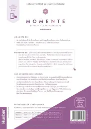 Momente B1.2 Arbeitsbuch plus interaktive Version - мініатюра 2