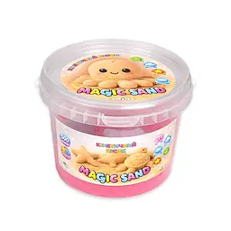 Кінетичний пісок Magic Sand 31195 рожевий 500 гр, формочки 4 шт