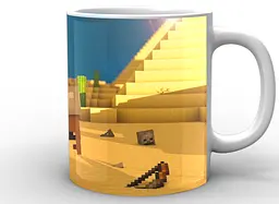 Кружка GeekLand Minecraft Майнкрафт піраміда МС.02.037 - мініатюра 2