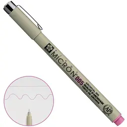 Лінер Pigma Micron (0.05) 0.2 мм Рожевий Sakura