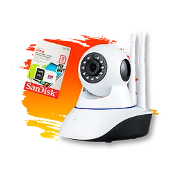 Поворотна IP-камера 720Р HD Wi-Fi + карта пам'яті 16 Гб - мініатюра 2