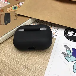 Чохол для навушників MAKE Apple AirPods Pro Silicone Black - мініатюра 3