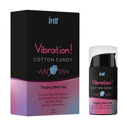 Рідкий вібратор Intt Vibration Cotton Candy (15 мл), густий гель Intt SO9812 98028 - мініатюра 1