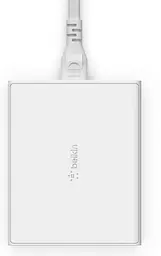 Мережевий зарядний пристрій Belkin Home Charger 108W Dual USB-С/USB-A (WCH010VFWH) - мініатюра 3