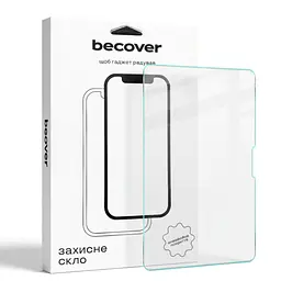 Скло захисне BeCover 3D Edge Full Cover Apple iPad Air 13" M2/M3 (2024/2025) (714775) - мініатюра 7