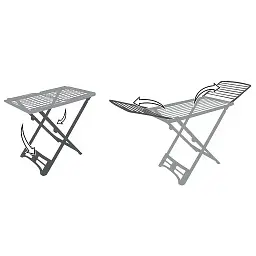Сушарка для білизни підлогова Casa Si Resin White (CS92066Q01) - мініатюра 6