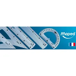 Лінійка Maped пластикова ESSENTIALS, 20 см, двостороння шкала, прозора (MP.146108) - мініатюра 3