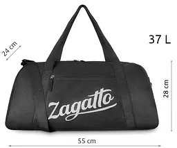 Спортивна сумка Zagatto 37L ZG756 Чорна - мініатюра 4