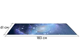 Килимок для йоги EasyFit Light VioletMoon (замша-каучук) (EF-1926-3) - мініатюра 10