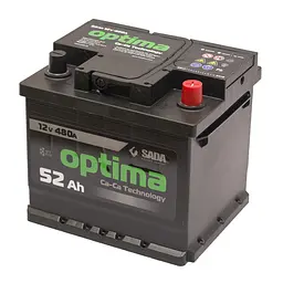 Автомобільний акумулятор Optima 6СТ-52 (-/+) Євро 12В 52Ач 480А - мініатюра 3