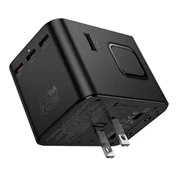 Мережевий зарядний пристрій Hoco AC32 2 USB/3 Type-C PD 45W чорний - мініатюра 4
