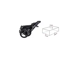 Універсальна коляска 2 в 1 Bonbonle AB-906 Black - мініатюра 10