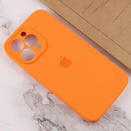 Чохол Silicone Case Full Camera Protective AA для Apple iPhone 14 Pro 6.1" Помаранчевий / Kumquat - мініатюра 4