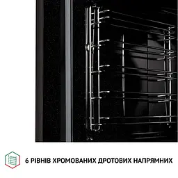 Духова шафа електрична Perfelli DIAMOND 6M8L INOX - мініатюра 9